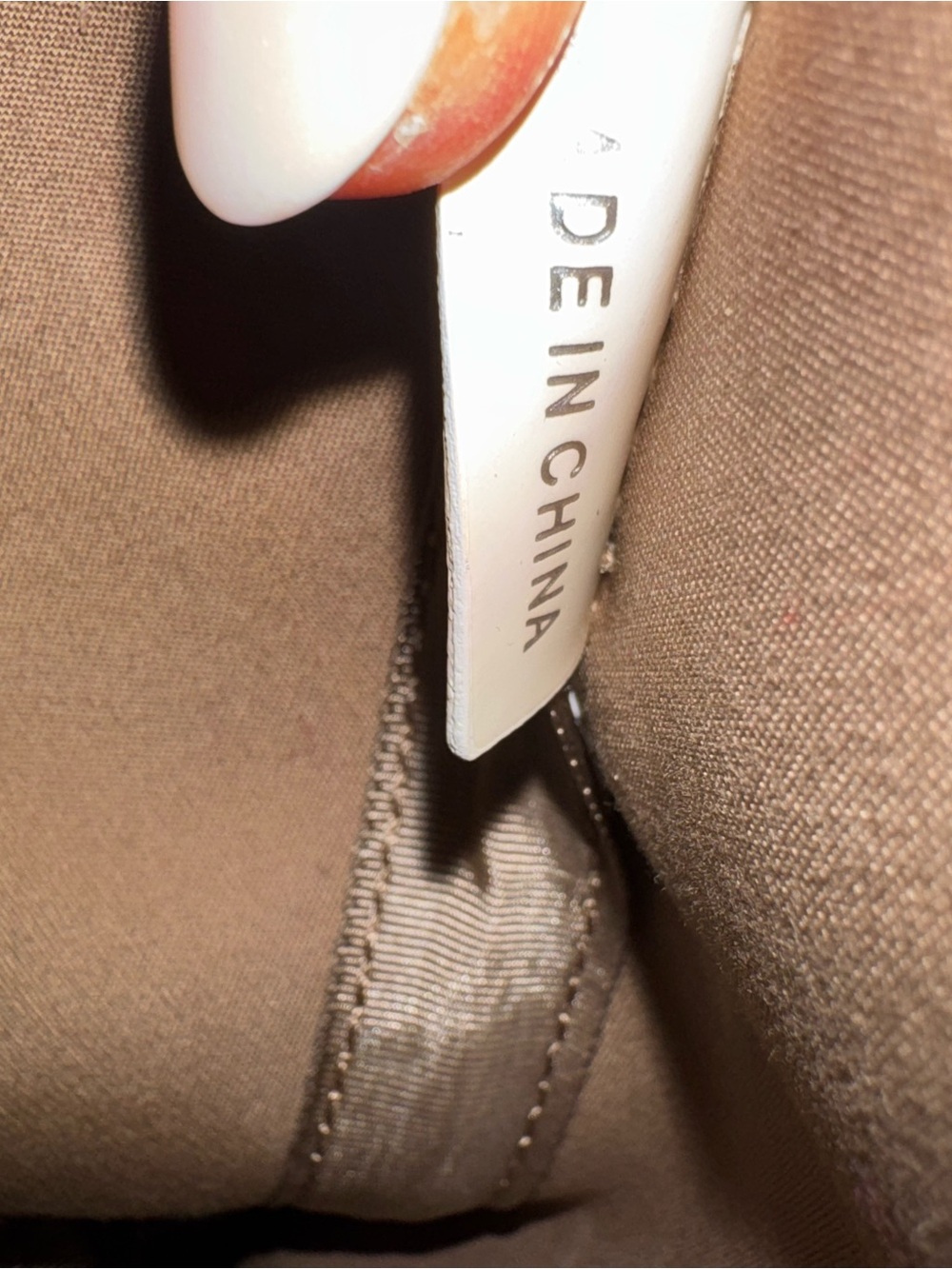 Burberry Haymarket Check Tote with Leather Trim & Dust Bag - Picture 9 of 12